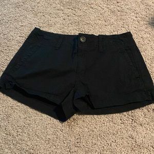 American Eagle Black Chino Shorts sz 4 Shortie